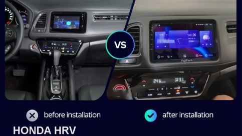 Màn hình DVD Android xe Honda HRV 2018 - nay | Fujitech 